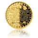 2019 - Zlatá medaile Zahájení vydávání československých platidel - číslováno - Au 1/2 Oz