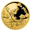 2021 - Zlatá mince 5 NZD Na pláži - Jen počkej