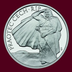 Památná místa České republiky - sada 4 stříbrných medailí