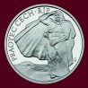 Památná místa České republiky - sada 4 stříbrných medailí