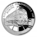 2021 - Stříbrná mince Elektircká lokomotiva řady 140 - Na kolech 1 NZD