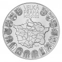 2021 - Stříbrná mince Založení Velké Prahy - Standard - nominál 10.000,- Kč