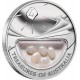 Stříbrná pamětní mince Treasures of Australia "Opals", Poklady Austrálie "Opály" Proof 2008 - 1 Oz