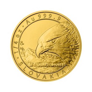 2022 - Zlatá mince 10 NZD Orel - 1/4 Oz - orientační cena