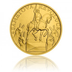 2019 - Zlatá medaile Sametová revoluce - 1/2 Oz