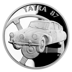 2021 - Stříbrná mince Automobil Aero 30 - Na kolech 1 NZD