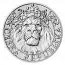 2022 - Stříbrná mince Český lev 5 NZD číslováno  - 2 Oz