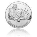 2017 - Stříbrná mince 100 NZD Český lev - 1 kg