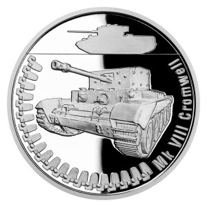 2022 - Stříbrná mince Mk VIII Cromwell  - Obrněná technika