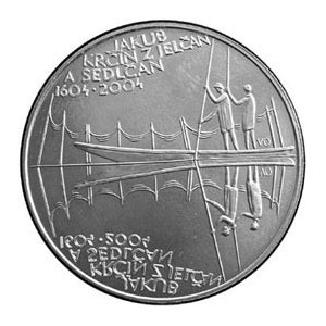 Pamětní stříbrná mince Jakub Krčín z Jelčan - Proof 
