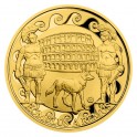 2022 - Zlatá investiční mince 100 NZD Romulus a Remus
