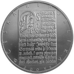 Pamětní stříbrná mince Kralická bible - Proof 