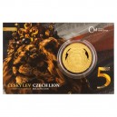 2022 - Zlatá mince 50 NZD Český lev VÝROČÍ - Proof - 1 Oz - číslováno - orientační cena
