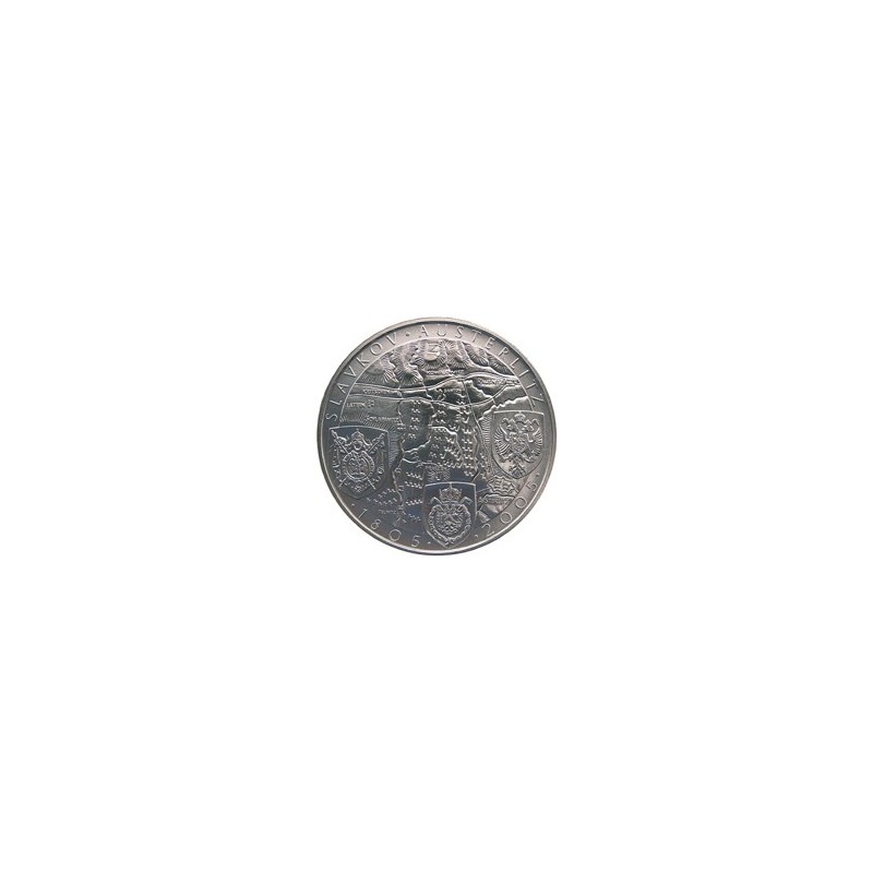 Pamětní stříbrná mince Bitva u Slavkova - Proof 