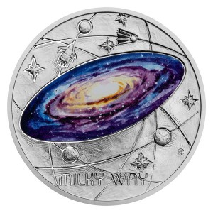 2022 - Stříbrná mince Pluto  - Mléčná dráha