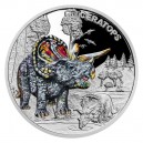 2022 - Stříbrná mince Tyrannosaurus - Pravěký svět
