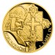 2021 - Sada dvou zlatých investičních mincí 10 NZD Korunovační kříž - Svatovítský poklad