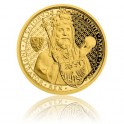 2015 - Zlatá mince 25 NZD Karel IV. - Proof - 1/2 Oz