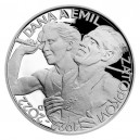 2022 - Stříbrná mince Dana a Emil Zátopkovi - Proof