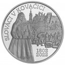 Stříbrná pamětní mince Osídlování Kovačice, Standard, 2022