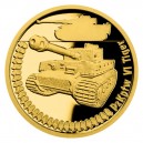 2022 - Zlatá mince 5 NZD PzKpfw VI Tiger - Obrněná technika