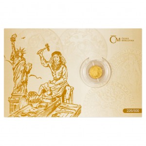 2022 - Zlatá mince 5 NZD Tolar - 1/25 Oz  - číslováno