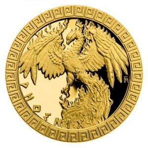 2020 - Zlatá mince 5 NZD Drak - Bájní tvorové