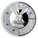 2023 - Stříbrná mince Rok zajíce - Crystal Coin