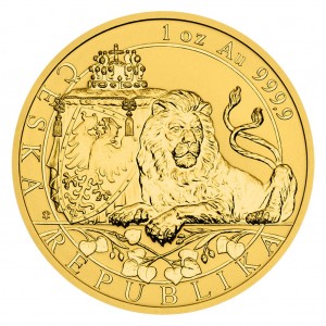 2018 - Zlatá mince 50 NZD Český lev Reverse Proof - 1 Oz - číslováno