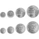 2021 - Sada čtyř stříbrných odražků dukátů Václava II.