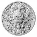 2023 - Stříbrná mince Český lev 2 NZD  - 1 Oz