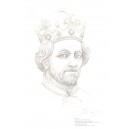 Autorská reprodukce portrétu Václav IV.