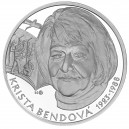 Stříbrná pamětní mince Krista Bendová, Standard, 2023