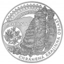 Stříbrná pamětní mince CHKO Polana, Proof, 2020