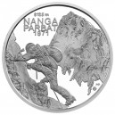 Stříbrná pamětní mince Nanga Parbat, Proof, 2021