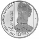 Stříbrná pamětní mince Janko Matúšek, Proof, 2021