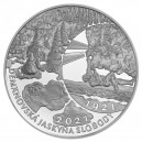 Stříbrná pamětní mince Demänovská jeskyně, Proof, 2021