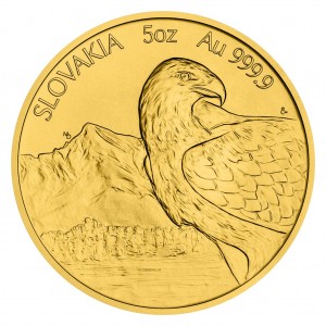 2020 - Zlatá mince 250 NZD Orel - 5 Oz