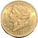 Zlatá mince USA 20 Dollar - American Double Eagle Liberty Head