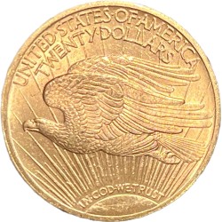Zlatá mince USA 20 Dollar - American Double Eagle Saint Gaudens