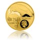 2019 - Zlatá mince 25 NZD E.A. Poe - Proof - 1/2 Oz