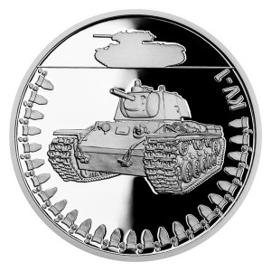 2023 - Stříbrná mince KV-1  - Obrněná technika