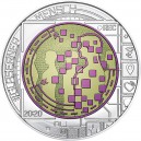Stříbrná-niob pamětní mince Průhledný člověk, Standard, rok 2020
