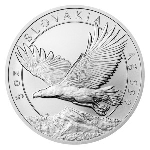 2023 - Stříbrná mince Orel 10 NZD  - 5 Oz