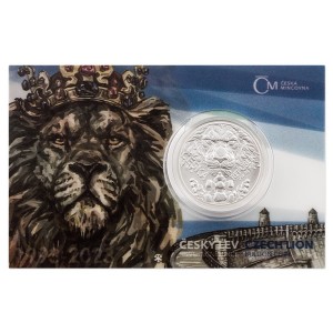 2023 - Stříbrná mince Český lev 2 NZD  - 1 Oz - číslováno
