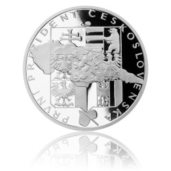 2014 - Stříbrná medaile Českoslovenští prezidenti - T. G. Masaryk
