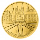 2023 - Zlatá pamětní mince Kroměříž - Městské památkové rezervace - Standard - ORIENTAČNÍ CENA!!!
