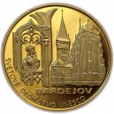 Zlatá pamětní mince Bardejov, Proof - rok 2004