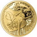 Zlatá pamětní mince Karpatské bukové pralesy, Proof - rok 2015