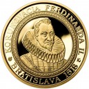 Zlatá pamětní mince Korunovace Ferdinanda II., Proof - rok 2018